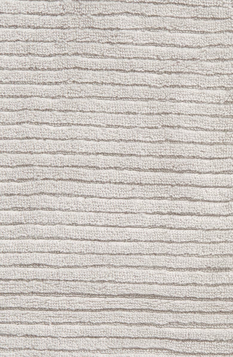 Nordstrom Hydro Ribbed Organic Cotton Blend Bath Towel, Alternate, color, Grey Vapor