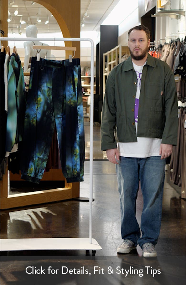 Allover Print Belted Ripstop Pants, sales video thumbnail