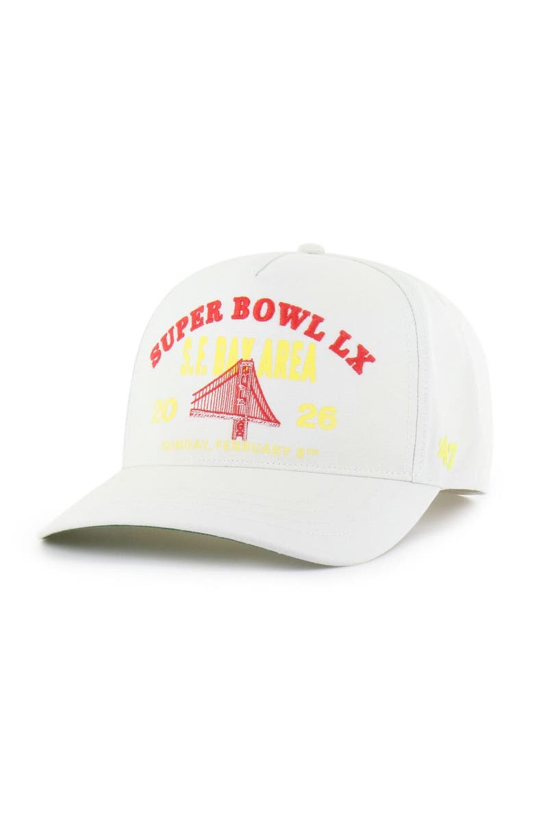 '47 Men's '47  Stone Super Bowl LX Event Bridge Relaxed Hitch Adjustable Hat, Alternate, color, 
