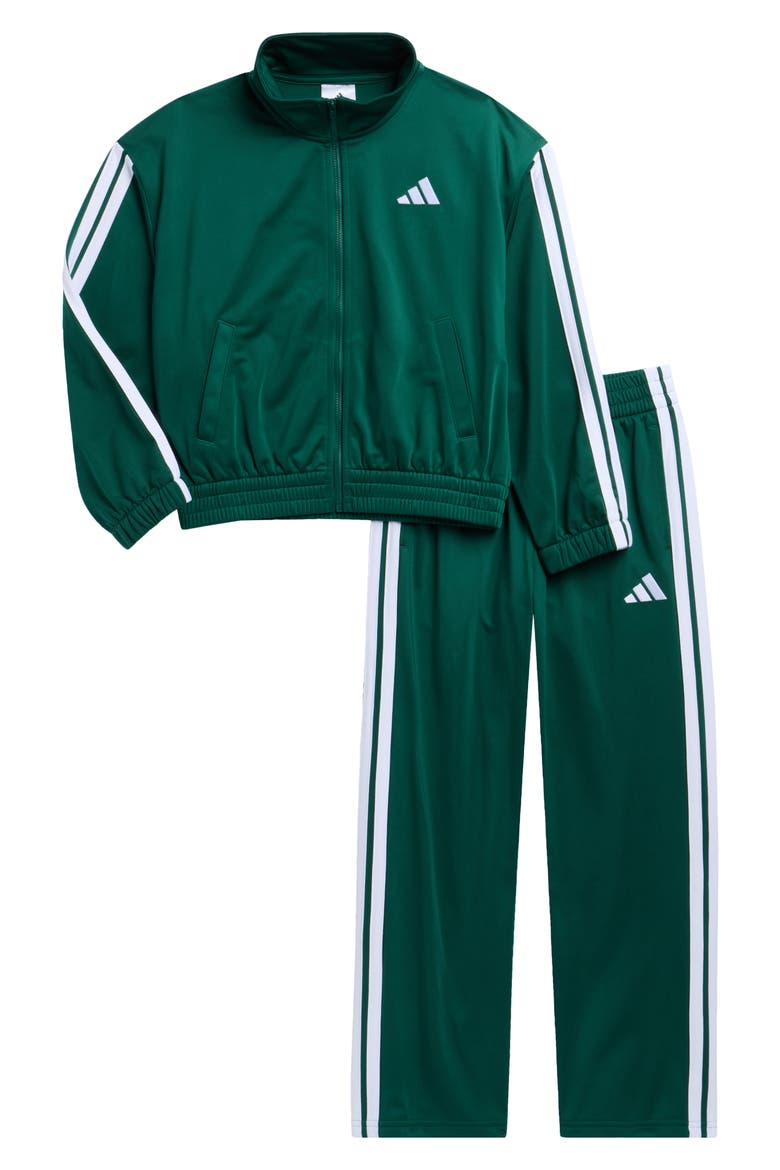 Kids' Tricot Track Set, Main, color, COLLEGIATE GREEN
