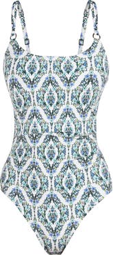 La Blanca Deja Blue One-Piece Swimsuit