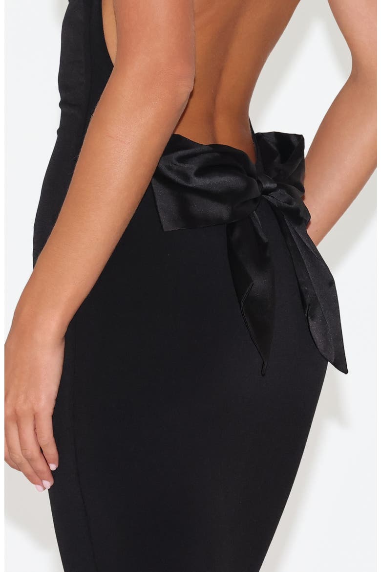 Morana Evening Dress, Alternate, color, BLACK