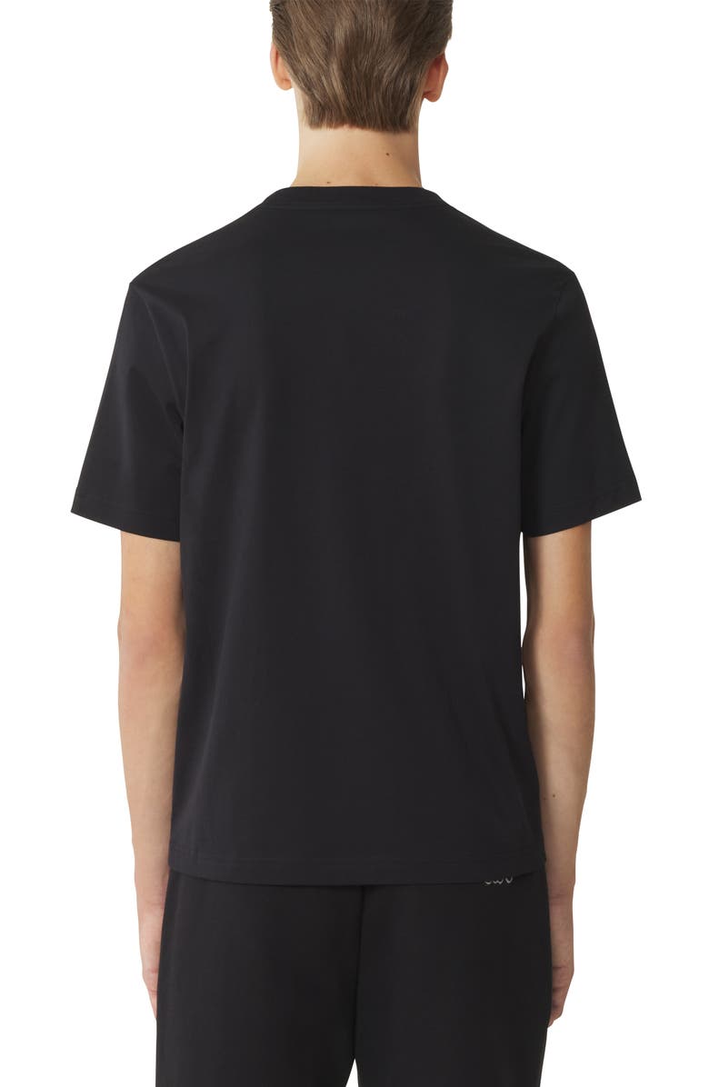 Lanvin Black Modern Curb T-Shirt, Alternate, color, Black