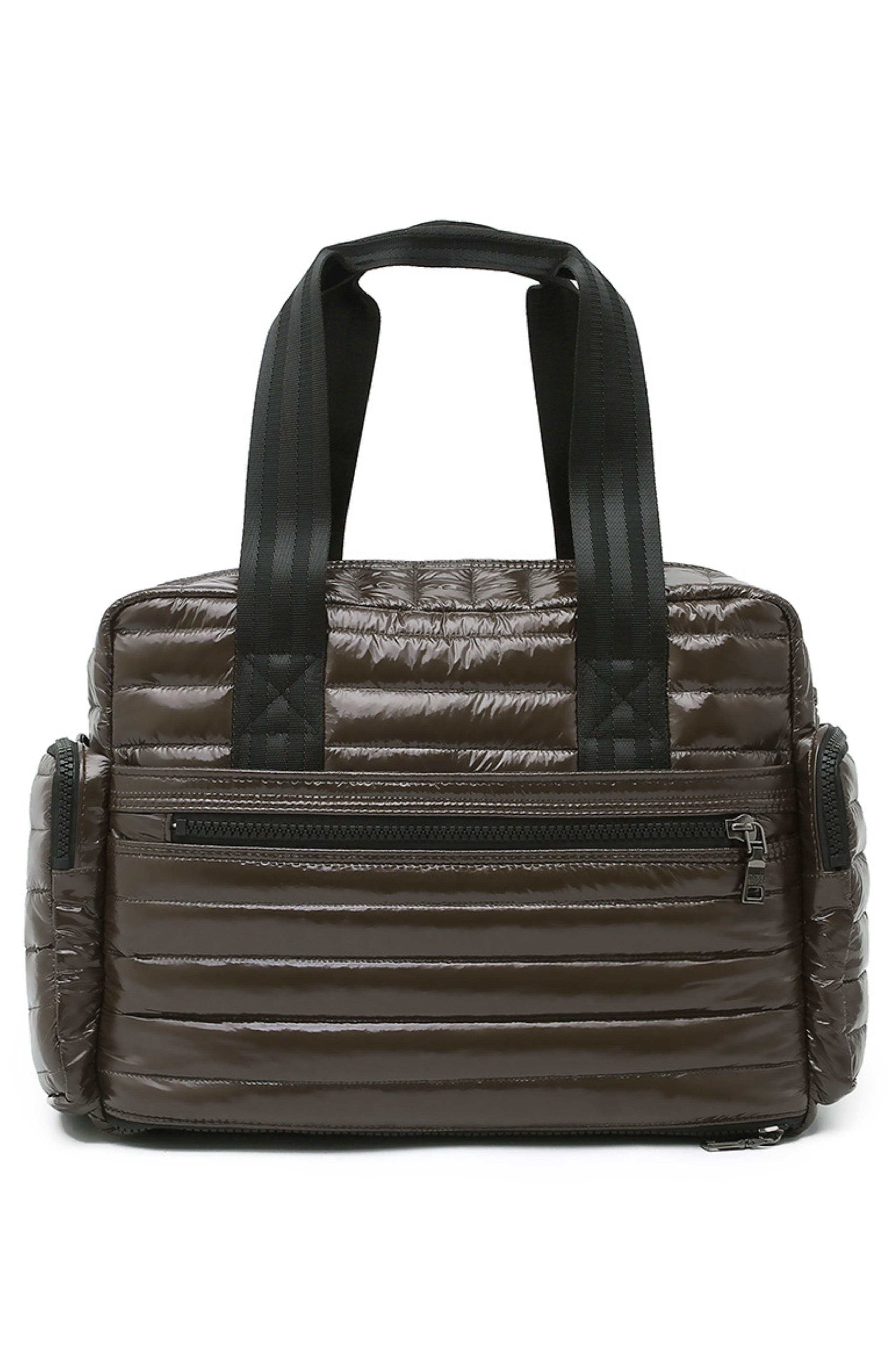 Voyager Travel Bag, Alternate, color, GLOSSY CHOCOLATE