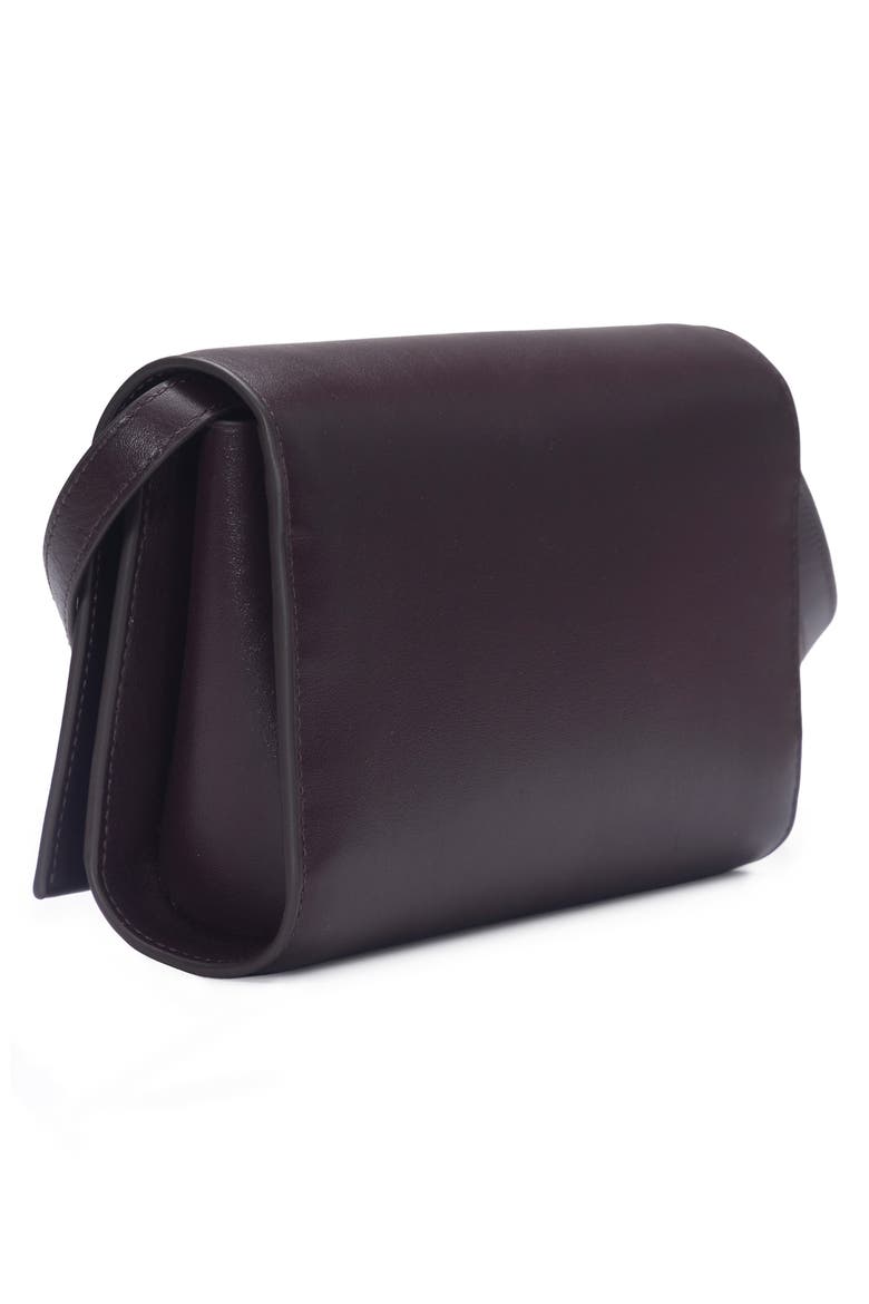 Leather Crossbody Wallet, Alternate, color, FIG