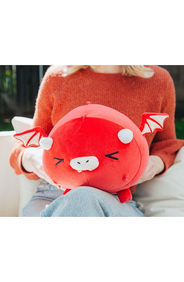 Toynk MochiOshis Red Dragon 12-Inch Character Plush Toy | Fujinobu Firoshi, Alternate, color, Red