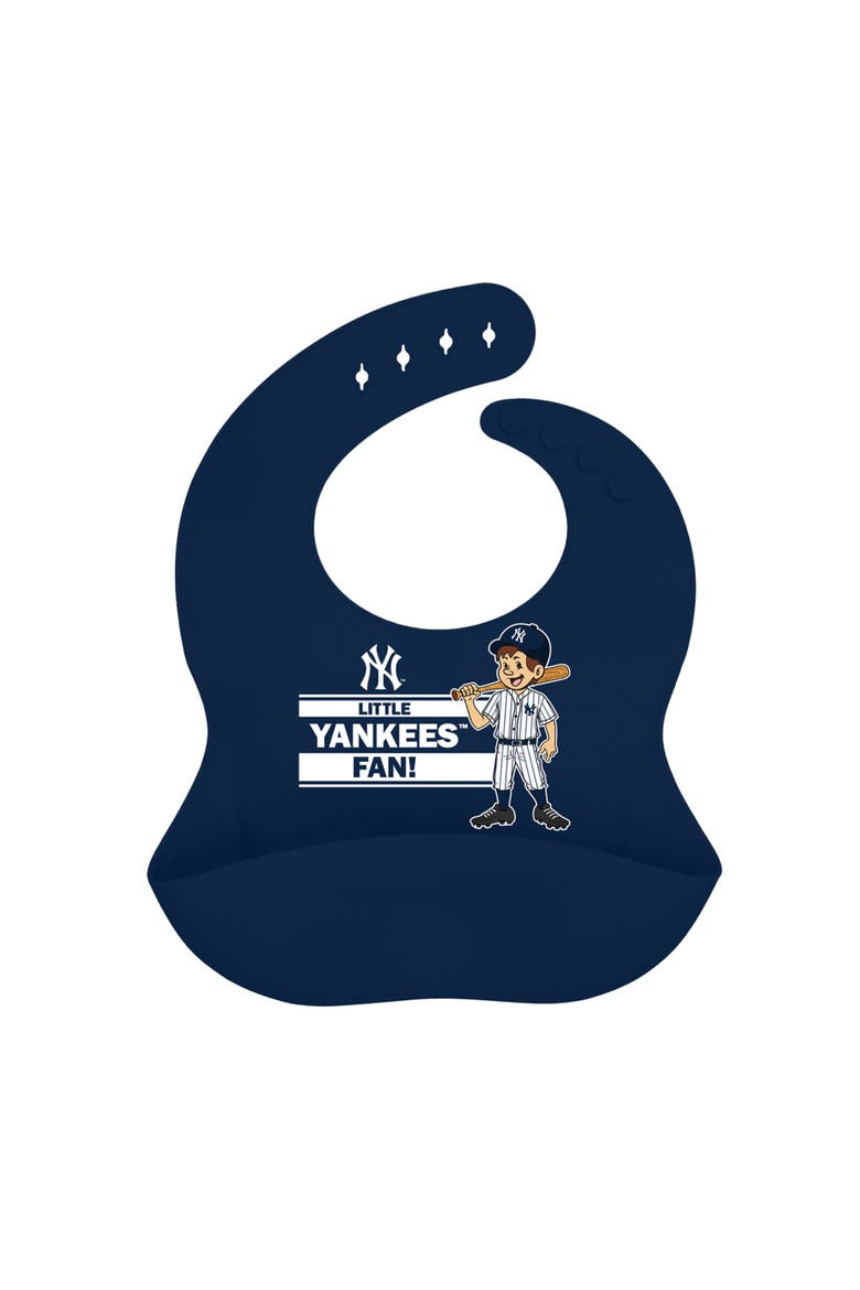 New York Yankees - MLB Silicone Bib, Main, color, Navy