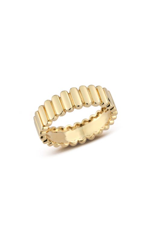 Dana Rebecca Designs Melody Eden Vertical Bar Ring in Yellow Gold 