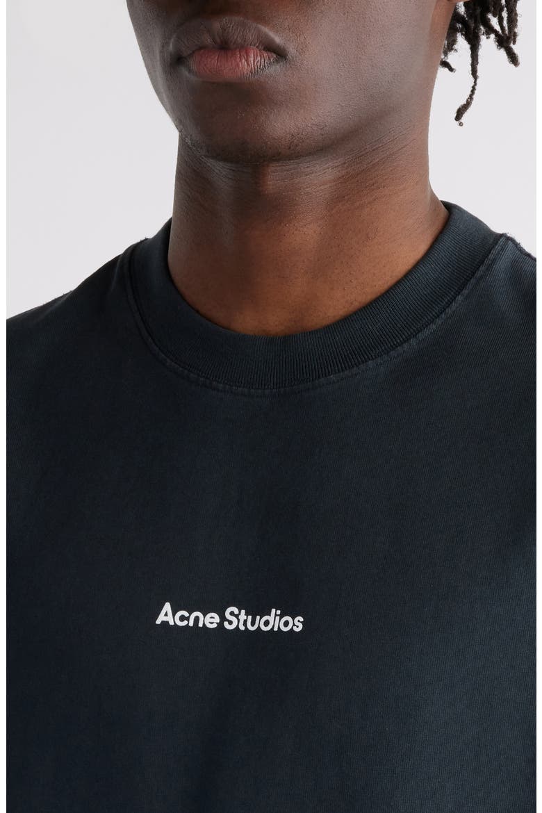 Oversize Logo T-Shirt, Alternate, color, BLACK
