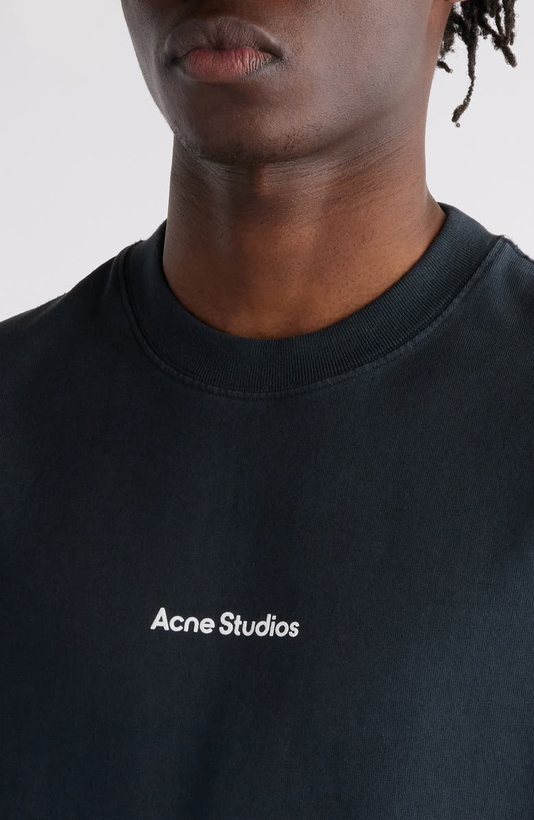 Acne Studios Oversize Logo T-Shirt, Alternate, color, 