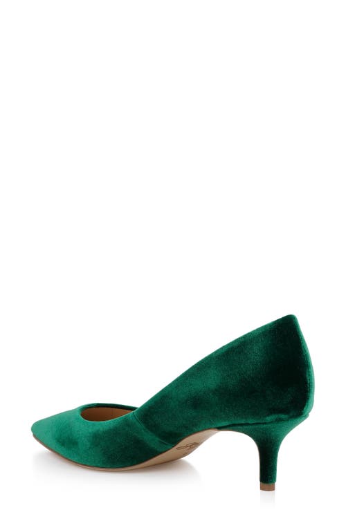 Jewel Badgley Mischka Enola Pointed Toe Kitten Heel Pump