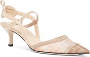 Fendi Colibrì Lite Pointed Toe Slingback Pump