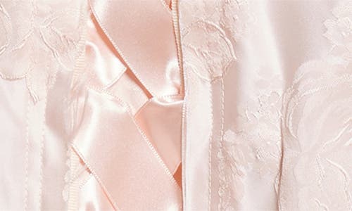 Simone Rocha Womens Blush Unraveling Ribbon Brocade Midi Skirt In Pink