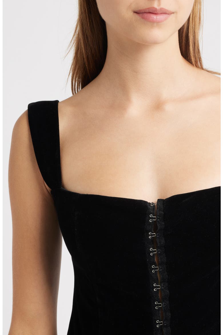 The Ambrose Corset Top, Alternate, color, BLACK