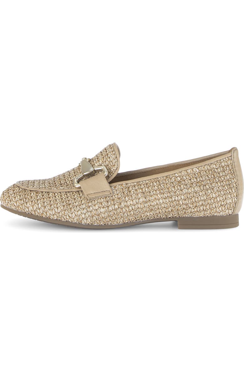Gabor Woven Bit Loafer, Alternate, color, Sand