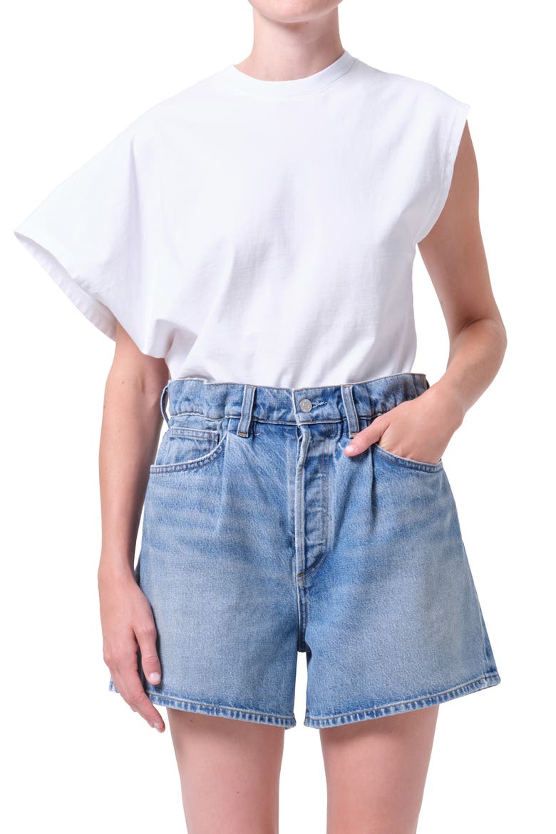 Corrine Asymmetric Tee, Main, color, WHITE