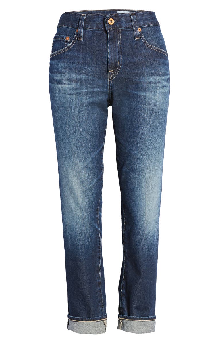 AG Ex-Boyfriend Slouchy Slim Jeans, Alternate, color, 7 Years Earnest