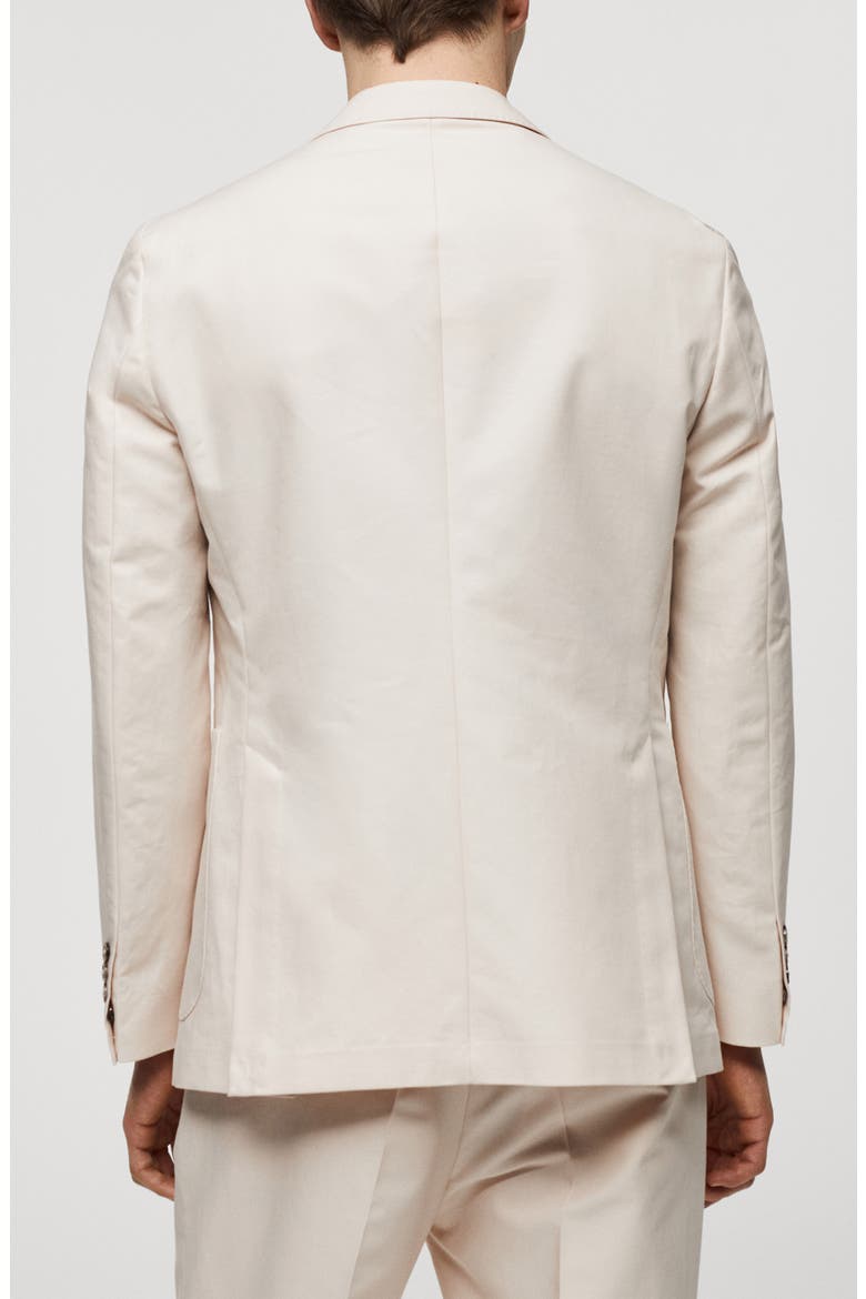 Slim Fit Cotton Blazer, Alternate, color, ECRU