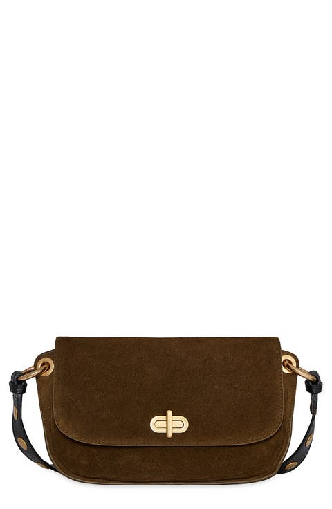 【SATIIIZ】Ruden Suede Crossbody Bag Premium Suede Handbags & Footwear | The Sak Suede Collection