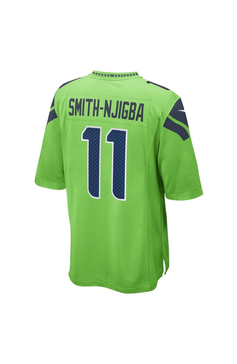 Nike Men's Nike Jaxon Smith-Njigba Neon Green Seattle Seahawks  Game Jersey, Alternate, color, Neon Green