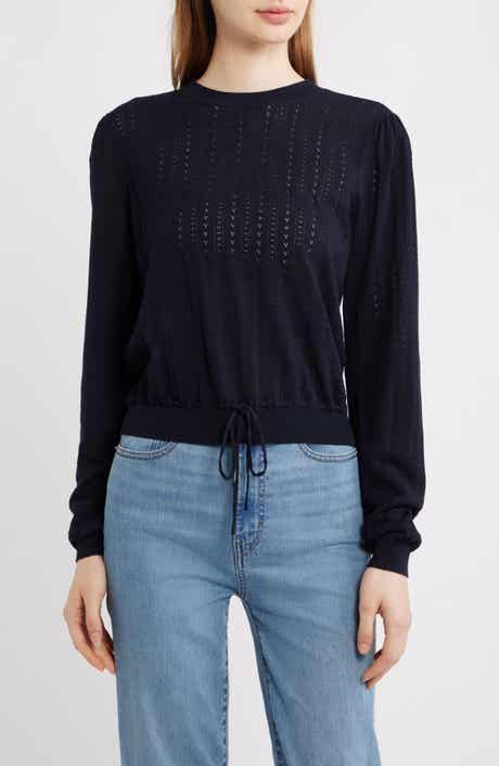 Cotton & Modal Pointelle Sweater