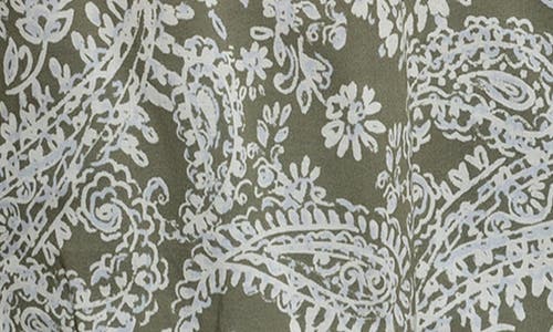 Sanctuary Sunday's Best Floral Print Top In Green