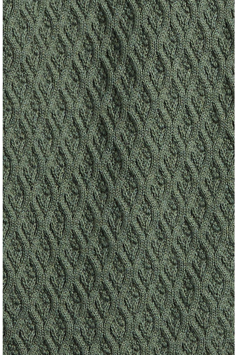 Kids' Buttoned Short Sleeve Sweater, Alternate, color, LAUREL WREATH
