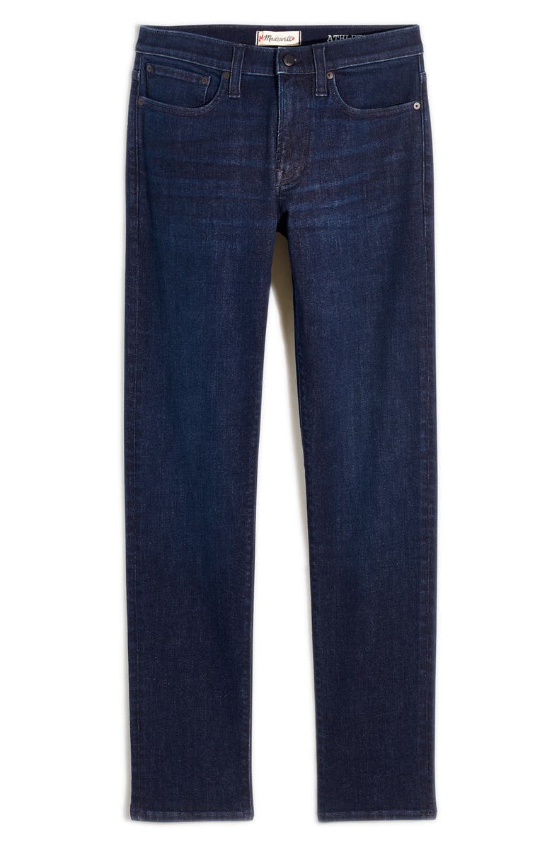 Madewell Athletic Slim Jeans, Alternate, color, Chapman Wash