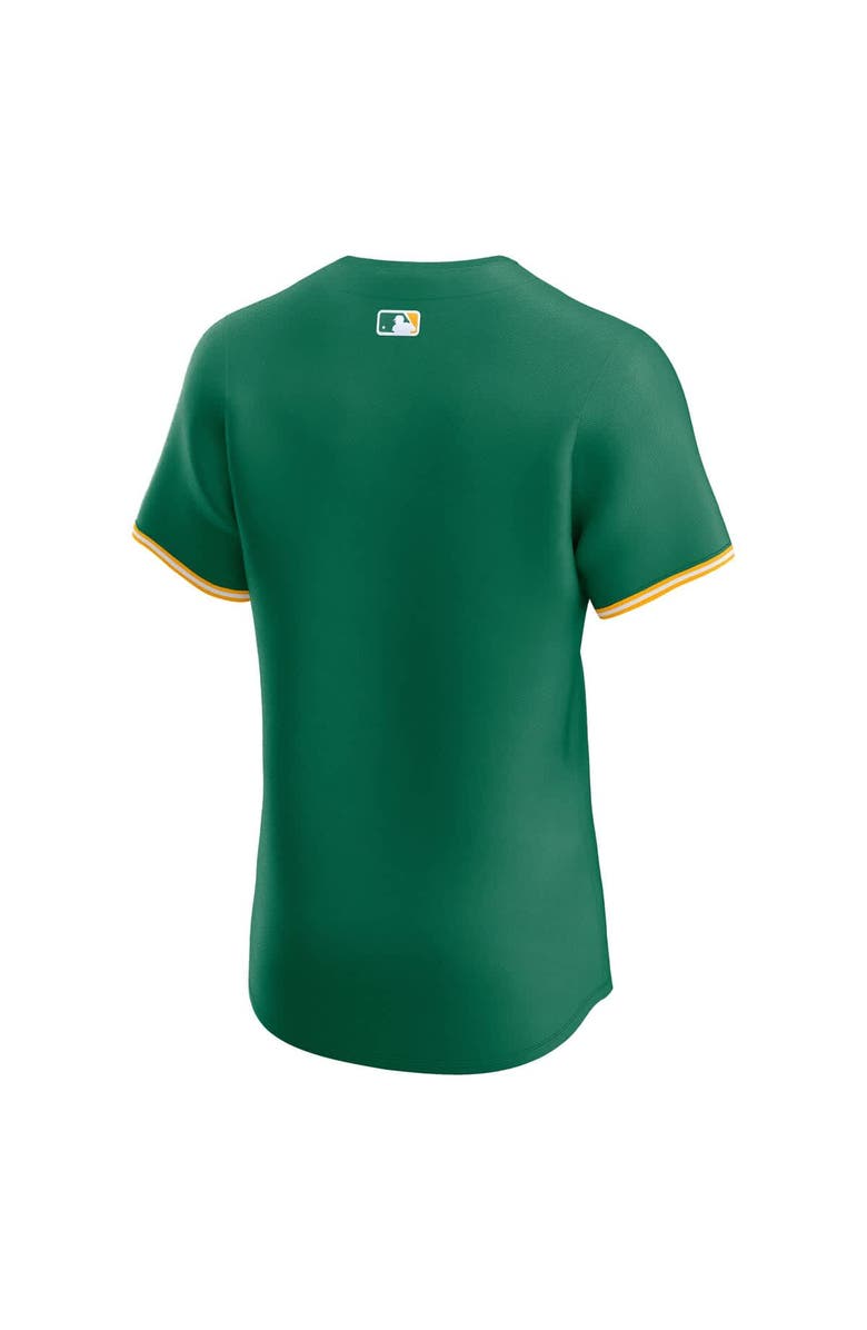 Nike Men's Nike Kelly Green Athletics Alternate Elite Jersey, Alternate, color,