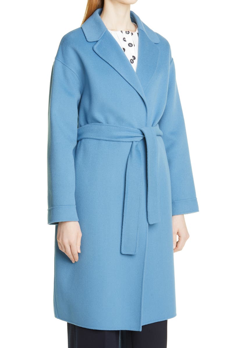 Max Mara Wool Wrap Coat, Alternate, color, 