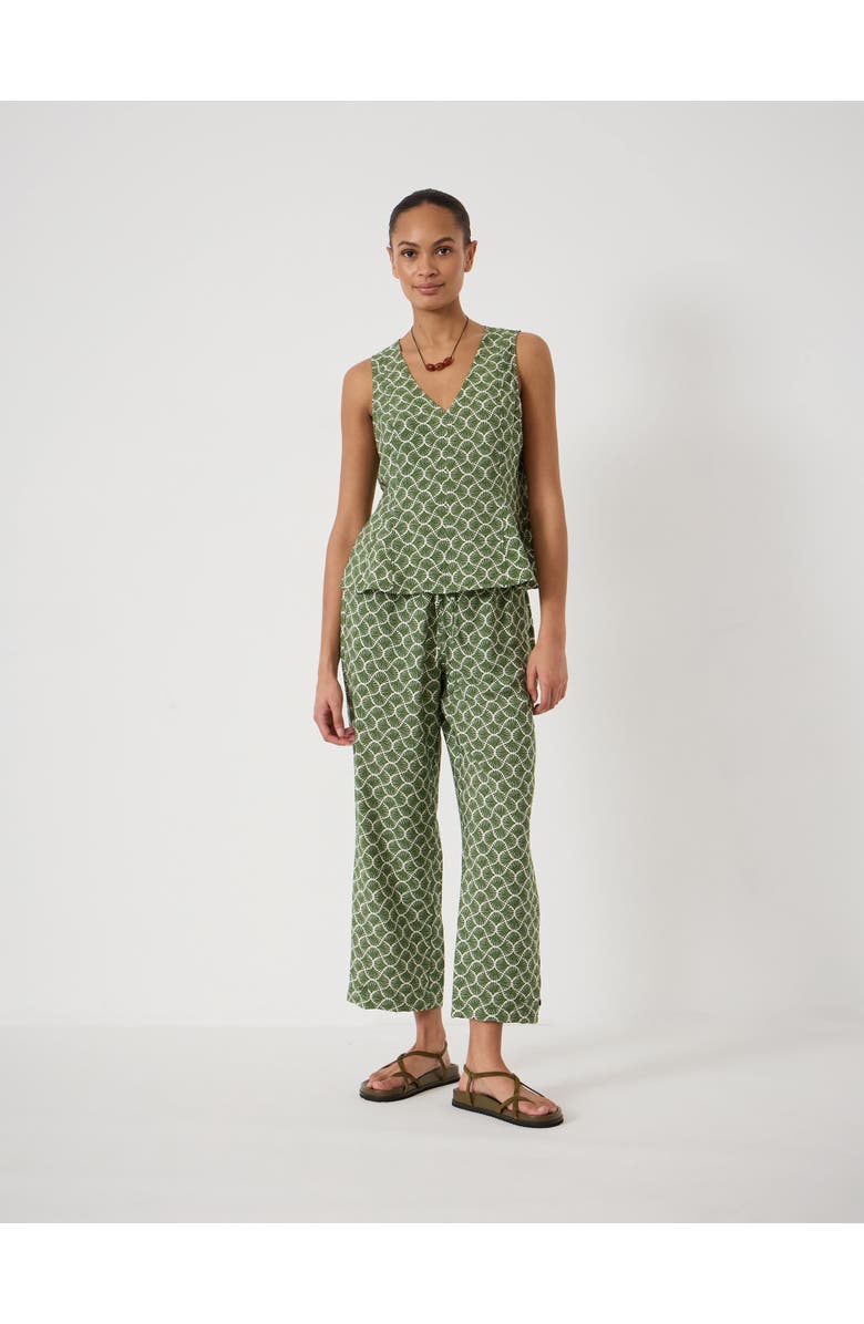 Hush Sybil V-Neck Air Flow Godet Top, Alternate, color, Seashell Green
