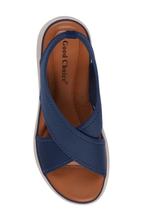Gc Shoes Nixie Stretch Sandal In Navy