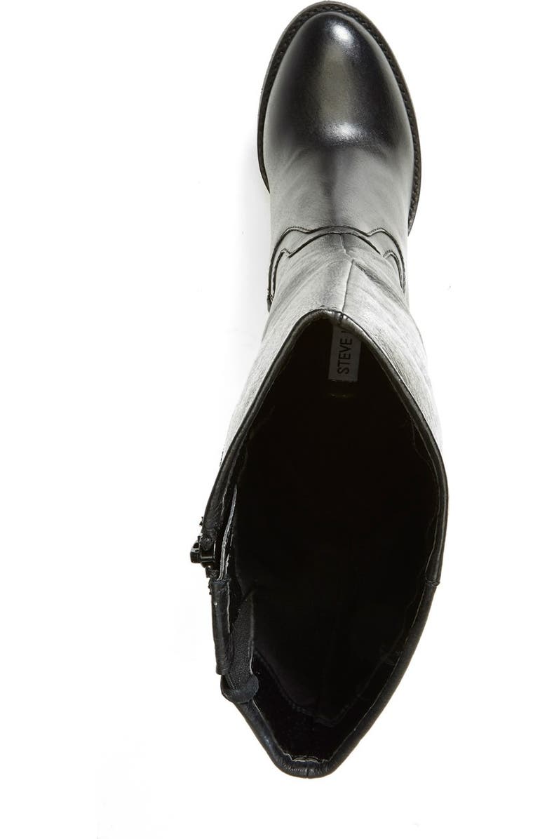 Steve Madden 'Carrter' Knee High Leather Boot, Alternate, color,