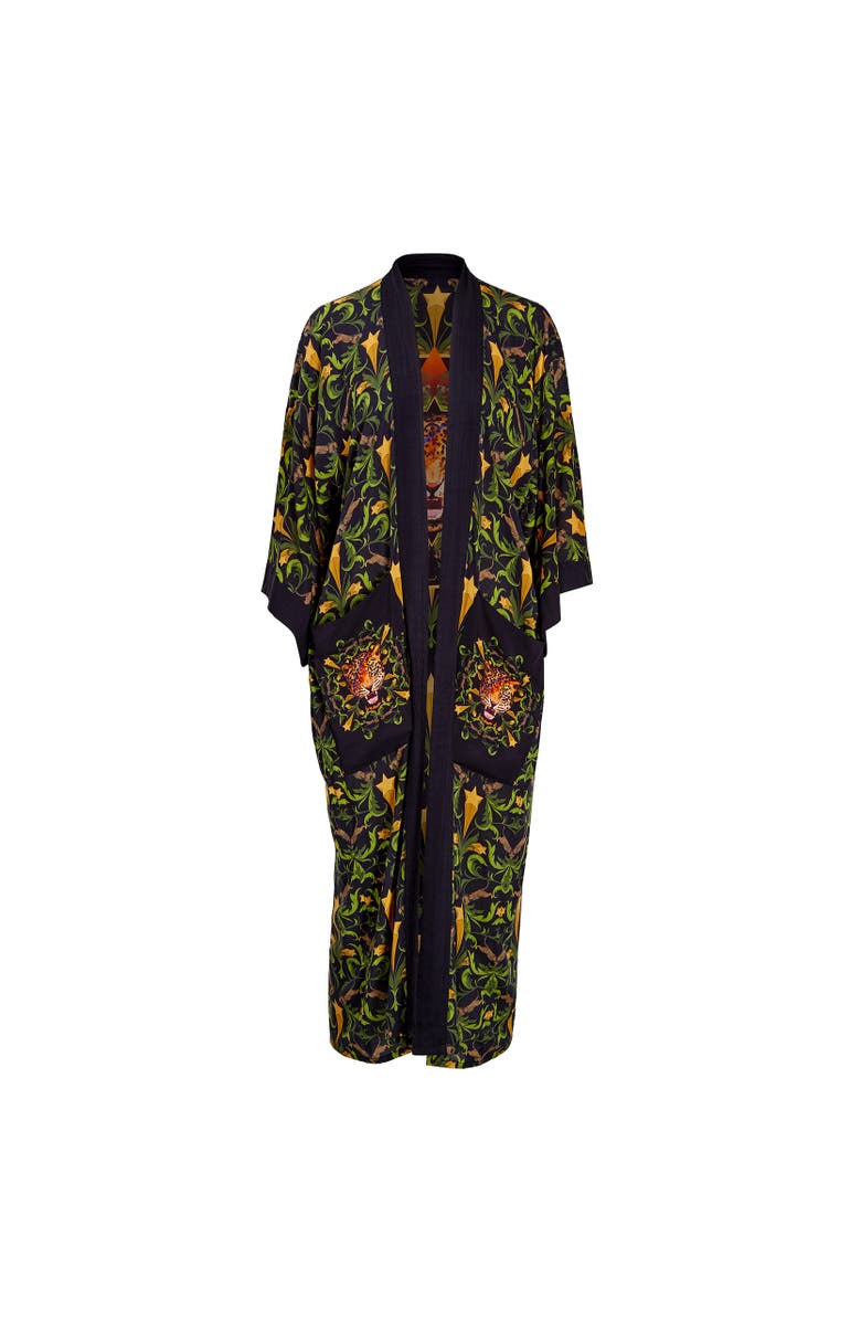Henelle Duster Robe, Alternate, color, Hollywood Nights