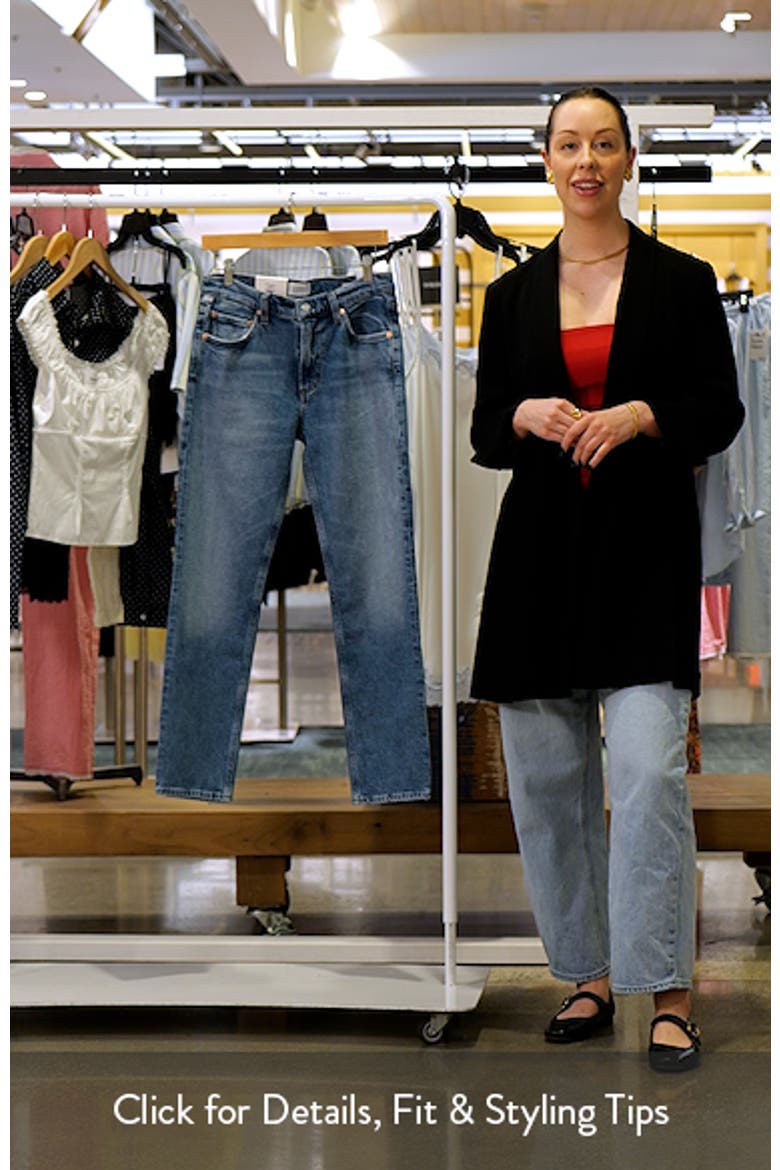 Savannah High Waist Slim Straight Cigarette Jeans video