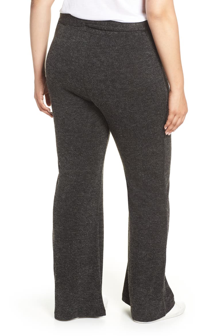 Belted Sweater Pants, Alternate, color, GREY DARK CHARCOAL HEATHER