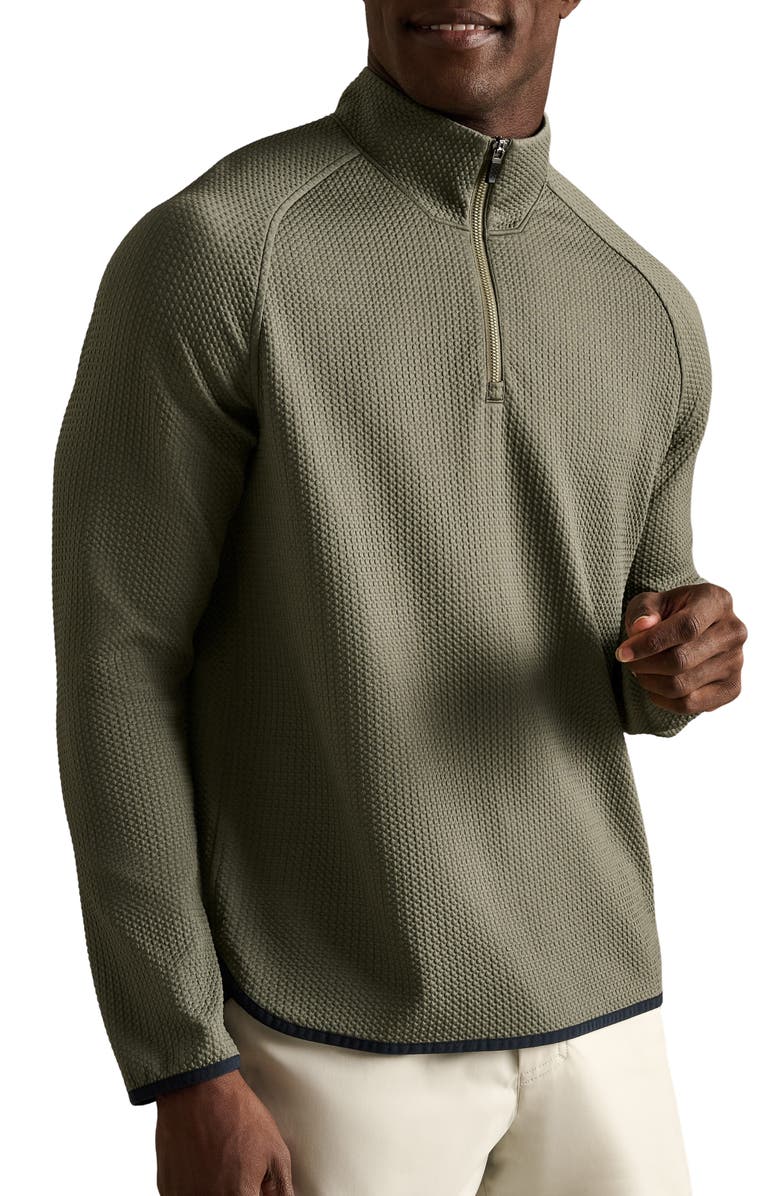 Rhone Founders Golf Quarter Zip, Main, color, Smokey Olive