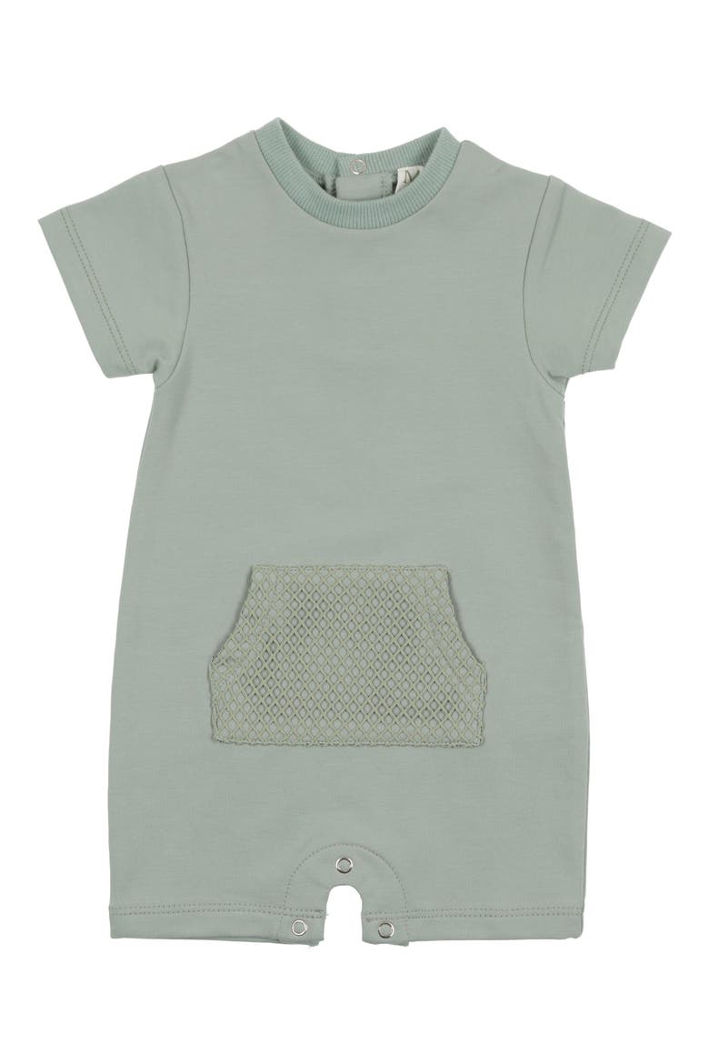 Kids' Mesh Sport Romper, Main, color, SAGE