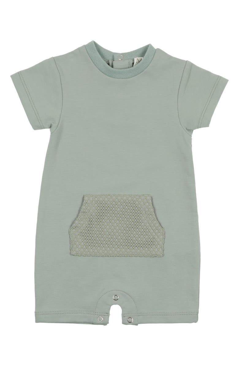 Manière Kids' Mesh Sport Romper, Main, color, Sage