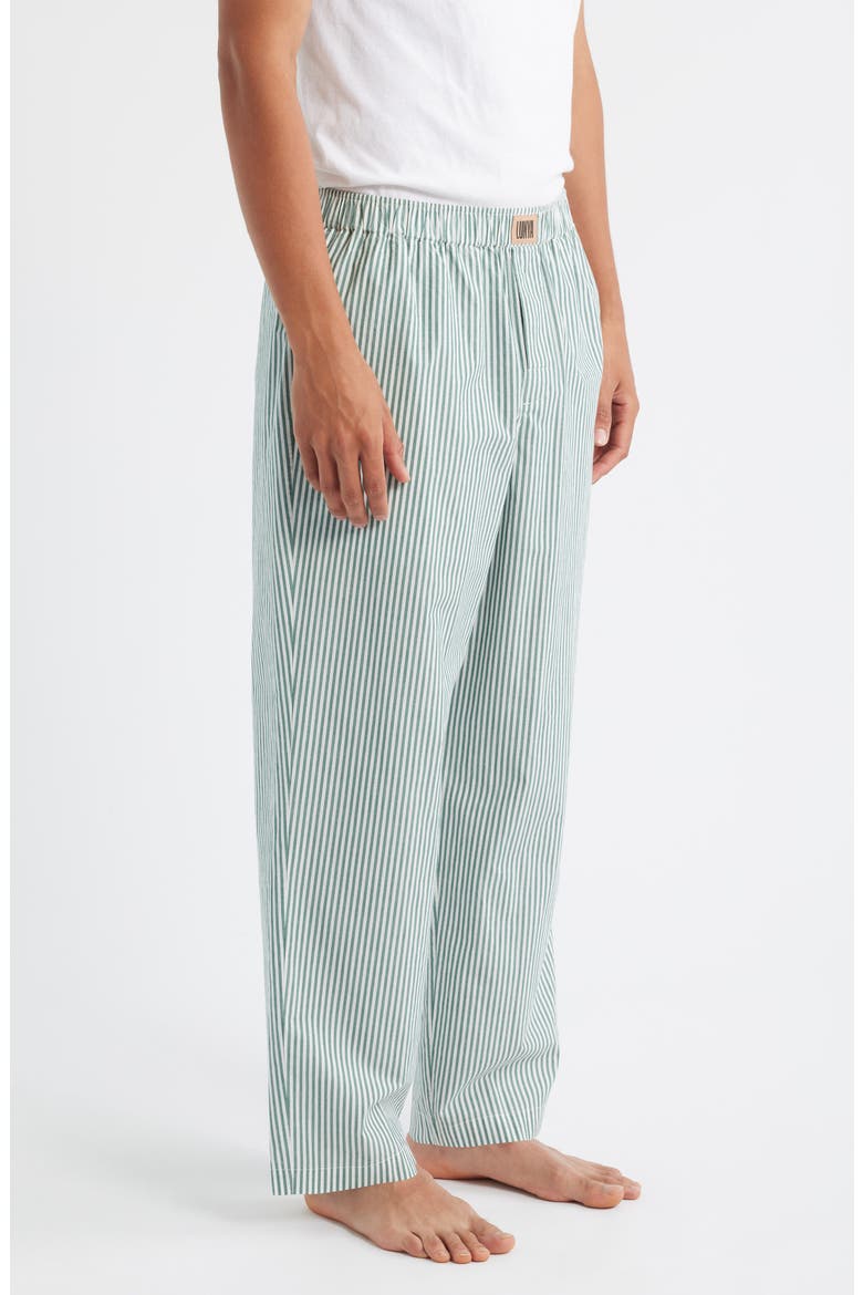 Airy Cotton Pajama Pants, Alternate, color, OVER STRIPE