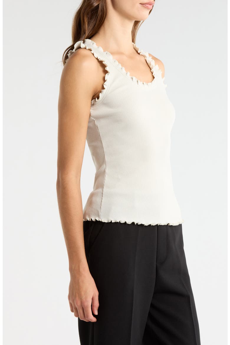 Ruffle Rib Tank, Alternate, color, BIRCH