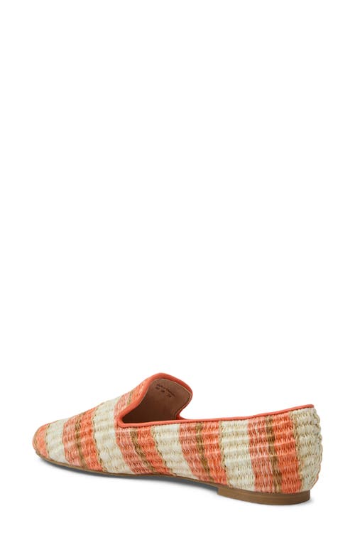 Jack Rogers Bradley Raffia Loafer In Orange