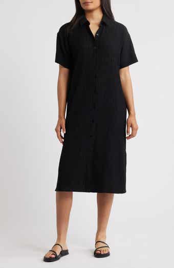 Eileen Fisher Crinkle Shirtdress