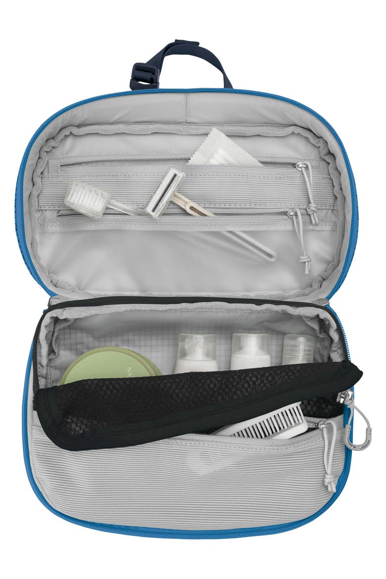 Transporter Water Resistant Toiletry Kit, Alternate, color, BLUE FLAME/NOCTURNAL BLUE