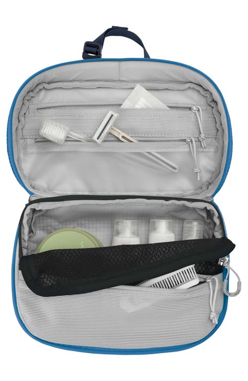 Osprey Transporter Water Resistant Toiletry Kit In Blue Flame/nocturnal Blue