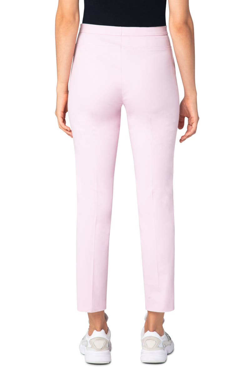Akris punto Franca Stretch Cotton Blend Ankle Pants, Alternate, color, 