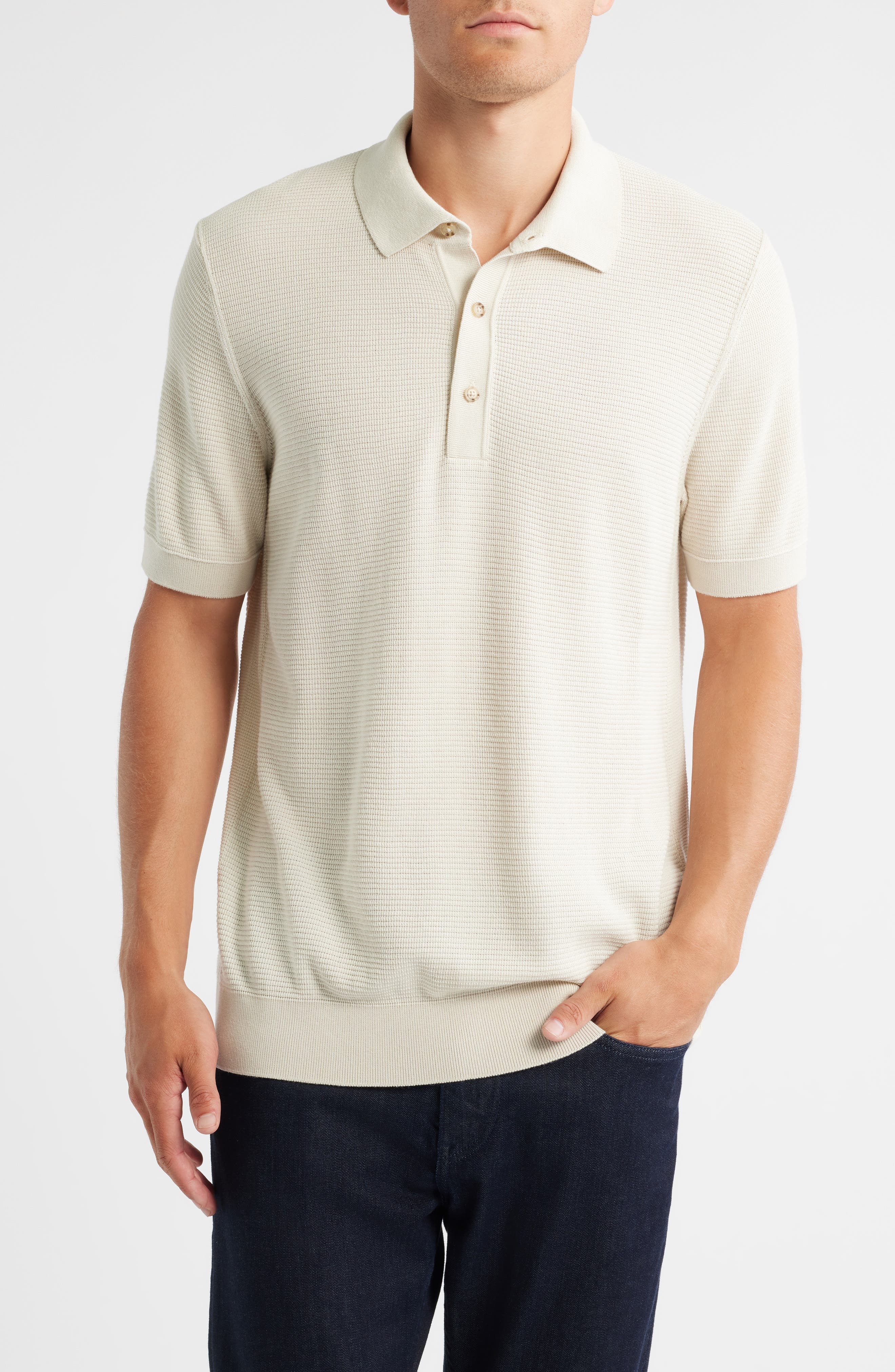 BOSS Iannotti Cotton Blend Polo