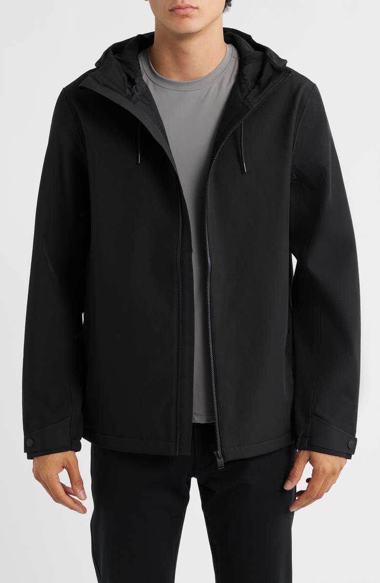 Rains Suva Softshell Jacket, Main, color, Black