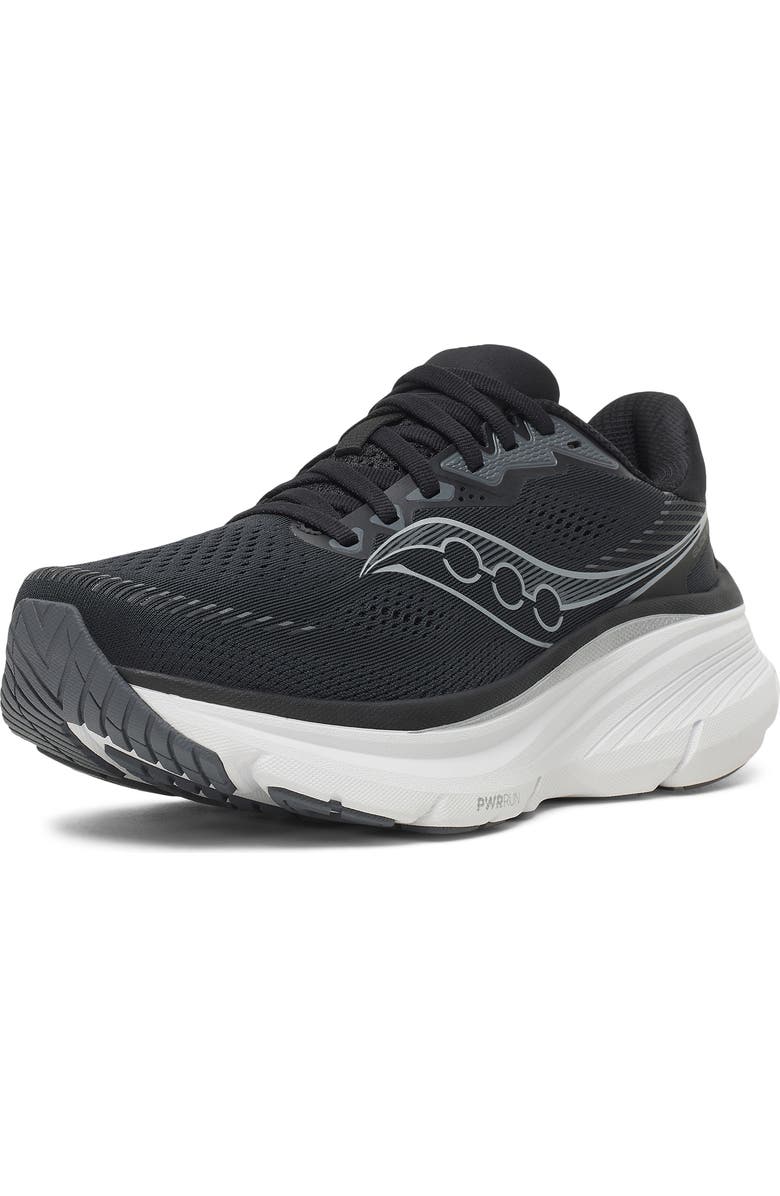 Saucony Guide 19 Running Shoe, Main, color, Black/ Silver