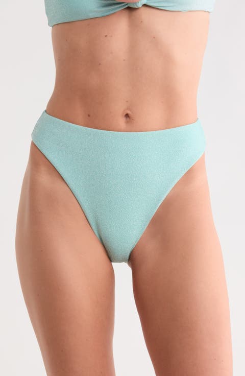 Seashore High Waist Bikini Bottoms